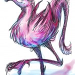 flamingo_dragon_by_kirrades-d5ltoo9